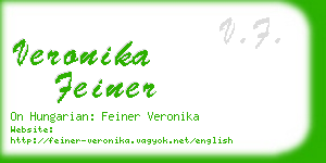 veronika feiner business card